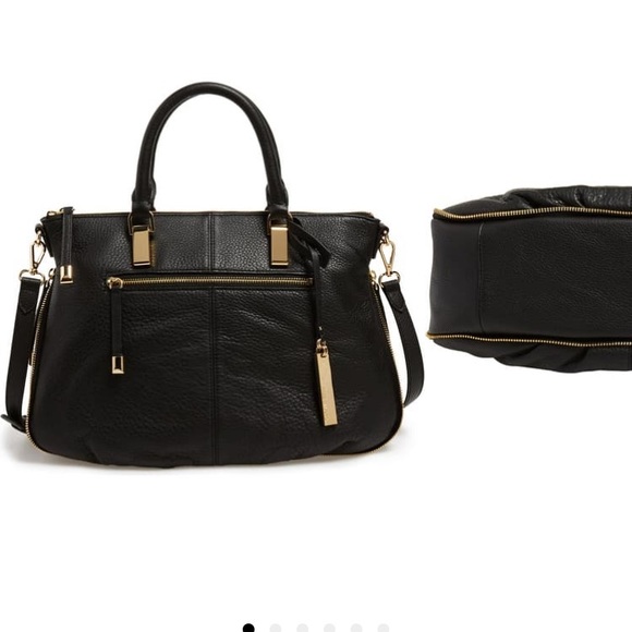 Vince Camuto Black leather satchel - Picture 8 of 8